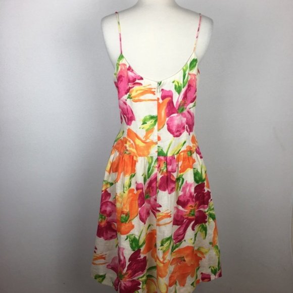 Lauren Ralph Lauren Dresses & Skirts - Lauren Ralph Lauren Linen Floral Sundress